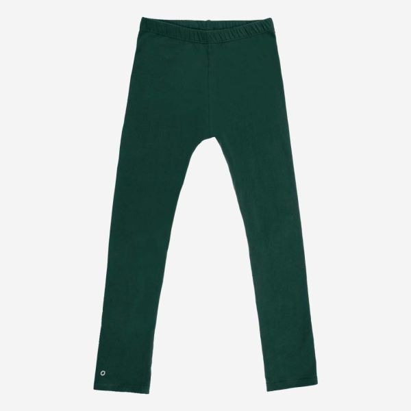 Kinder Leggings Play-all-day von Orbasics aus Bio-Baumwolle in forest green