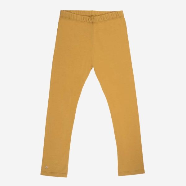 Kinder Leggings Play-all-day von Orbasics aus Bio-Baumwolle in honey gold