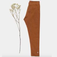 Kinder Leggings Play-all-day von Orbasics aus Bio-Baumwolle in caramel cookie