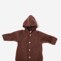 Baby Overall von Engel aus Wollfleece in zimt melange 2