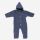 Baby Overall von Engel aus Wollfleece in blau melange
