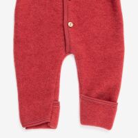 Baby Overall von Engel aus Wollfleece in jaspis melange 3