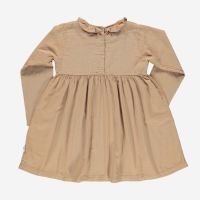 Kinder Kleid CAMPANULE von Poudre Organic aus Bio-Baumwolle in indian tan 2