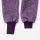 Baby Hose von Cosilana aus Wolle/Baumwolle-Fleece in lila melange 3