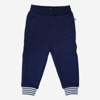 Kinderhose von Leela Cotton aus Bio-Baumwolle in marineblau