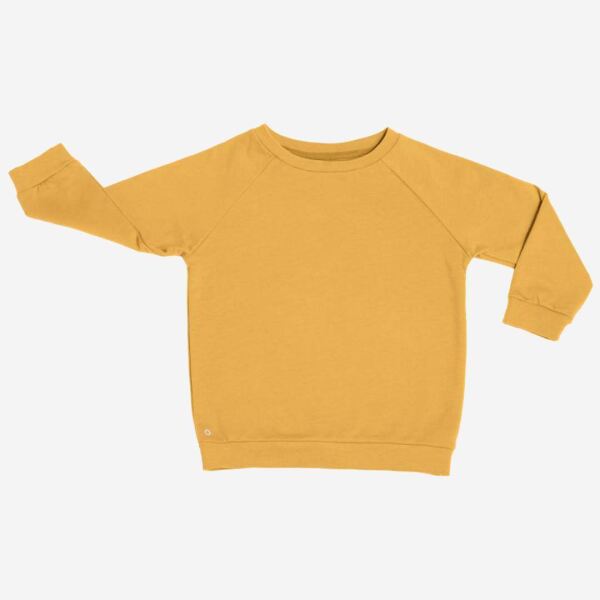 Kinder Sweater von Orbasics aus Bio-Baumwolle in honey gold