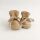 Babyschühchen BOOTIES von Hvid aus Merinowolle in sand