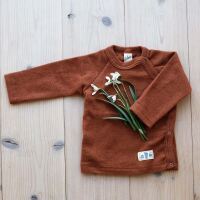 Baby Shirt von Lilano aus Wolle/Seide in rust