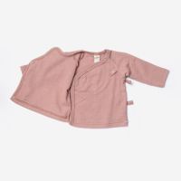 Shirt mit Druckknopfleiste Wolle/Seide dusty rose 56