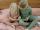 Kinder lange Unterhose von Lilano aus Wolle/Seide in sage green Kind