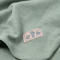 Babydecke von Lilano aus Wolle/Seide in sage green 2