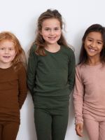 Kinder Shirt Slim von Serendipity aus Bio-Baumwolle in clay 2