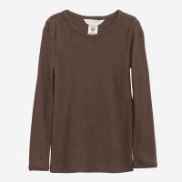 Kinder Shirt Slim von Serendipity aus Bio-Baumwolle in chestnut