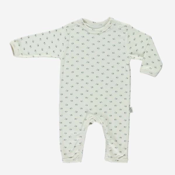 Pyjama ARMOISE blue surf flowers 3 Monate