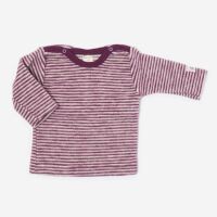 Baby-Shirt Ringel von Lilano aus Wollfrottee-Plüsch...