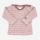 Baby-Shirt Ringel von Lilano aus Wollfrottee-Plüsch in mauve
