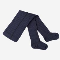 Stumpfhose von Pure Pure aus Wolle/Baumwolle in navy