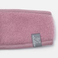 Stirnband Sporty von Pickapooh aus Wollfleece in altrosa Detail