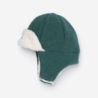 Mütze Fynn von Pickapooh aus Wollwalk in mineral green
