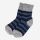 Kinder Socken von Hirsch aus Wolle in grau/jeans/marine geringelt