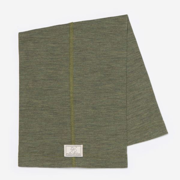 Schlauchschal Strunzl von Pickapooh aus Wolle/Seide in olive green