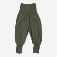 Babyhose von Engel aus Wolle/Seide in olive