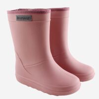 Thermo Gummistiefel von En Fant mit Schurwolle in old rose