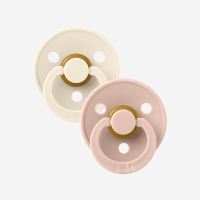 Bibs Schnuller Kautschuk 2er-Pack ivory & blush