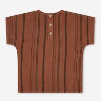Arlo T-Shirt von Matona aus Leinen in sienna/striped 3