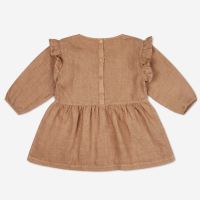 Kinder Bluse Luzia von Matona aus Leinen in tan 2