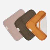 Waschlappen 3-Pack von Fabelab aus Bio-Baumwolle in olive...