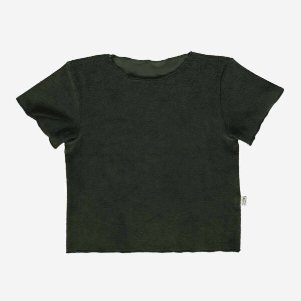 T-Shirt BOULEAU von Poudre Organic aus Bio-Baumwolle in forest green