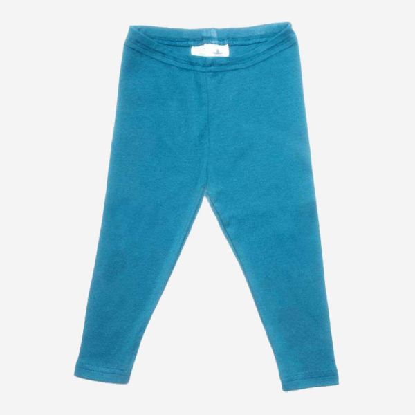 Leggings von Leela Cotton aus Bio-Baumwolle in donaublau