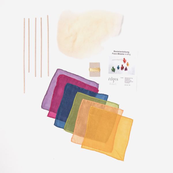 Bastelset Feen-Mobile von Filges kräftige Farben