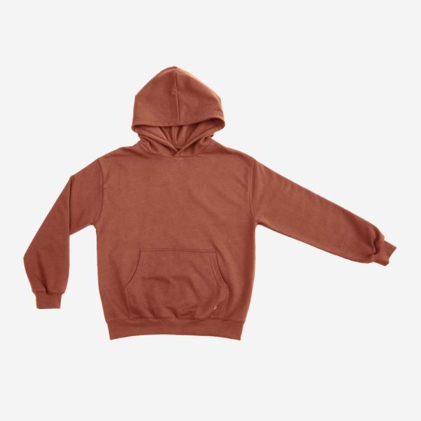 Cuddle-Up Hoodie aus Bio-Baumwolle von Orbasic in caramel cookie