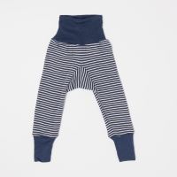 Baby Hose mit Bund von Cosilana aus Wolle/Seide in marine...