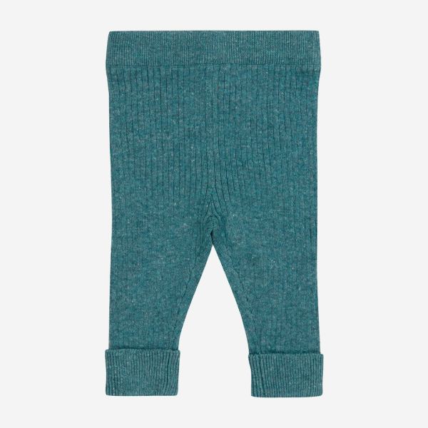 Pant Rib Babyhose von Puri Organics aus Bio-Baumwolle und Leinen in forest green