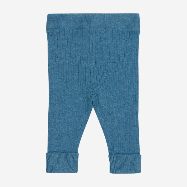 Pant Rib Babyhose von Puri Organics aus Bio-Baumwolle und Leinen in bristol blue