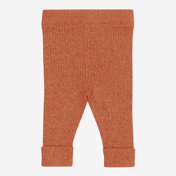 Pant Rib Babyhose von Puri Organics aus Bio-Baumwolle und Leinen in copper