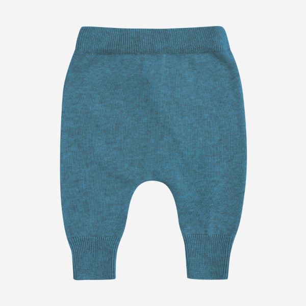 Harempant Babyhose von Puri Organic aus Bio-Baumwolle und Wolle in smoke blue