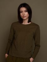 Damen Longsleeve Shirt von Serendipity aus Bio-Baumwolle in seaweed 2