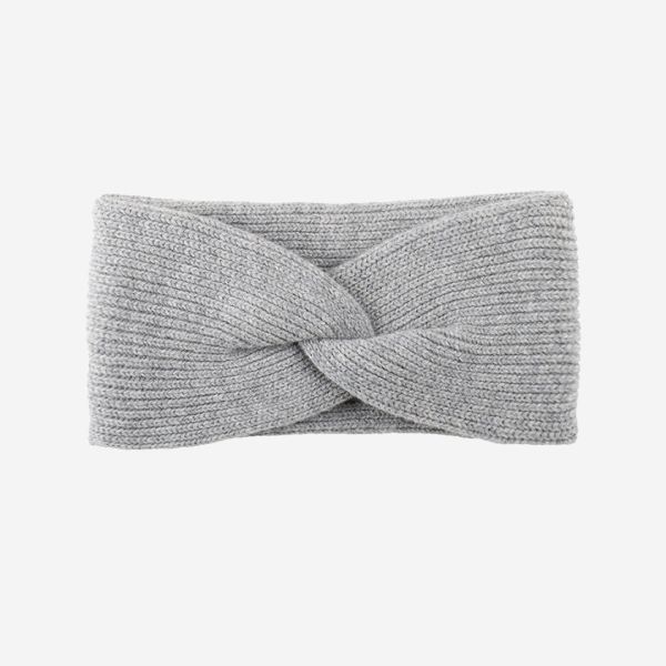 Damen und Kinder Stirnband von Pure Pure aus Merino-/Kashmir-Wolle in grau melange