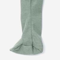 Strampler mit Fuß von Lilano aus Wolle/Seide in sage green 3