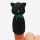 Filz Fingerpuppe Katze schwarz