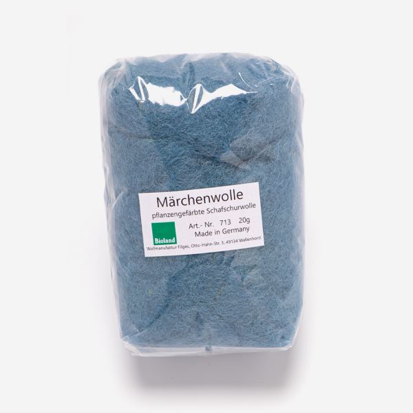 Märchenwolle 20g von Filges in blau