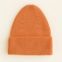 Beanie Mütze Fonzie von Hvid aus Merinowolle in orange