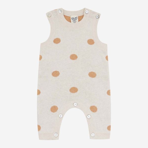 Baby Overall von Puri Organic aus Baumwolle/Leinen Punkte