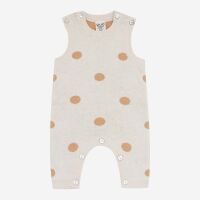 Baby Overall von Puri Organic aus Baumwolle/Leinen Punkte