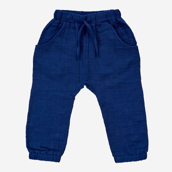 Kinder Hose LOKI von Sense Organics aus Bio-Baumwolle in navy blau