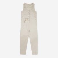 Damen Overall von Matona aus Leinen in milk